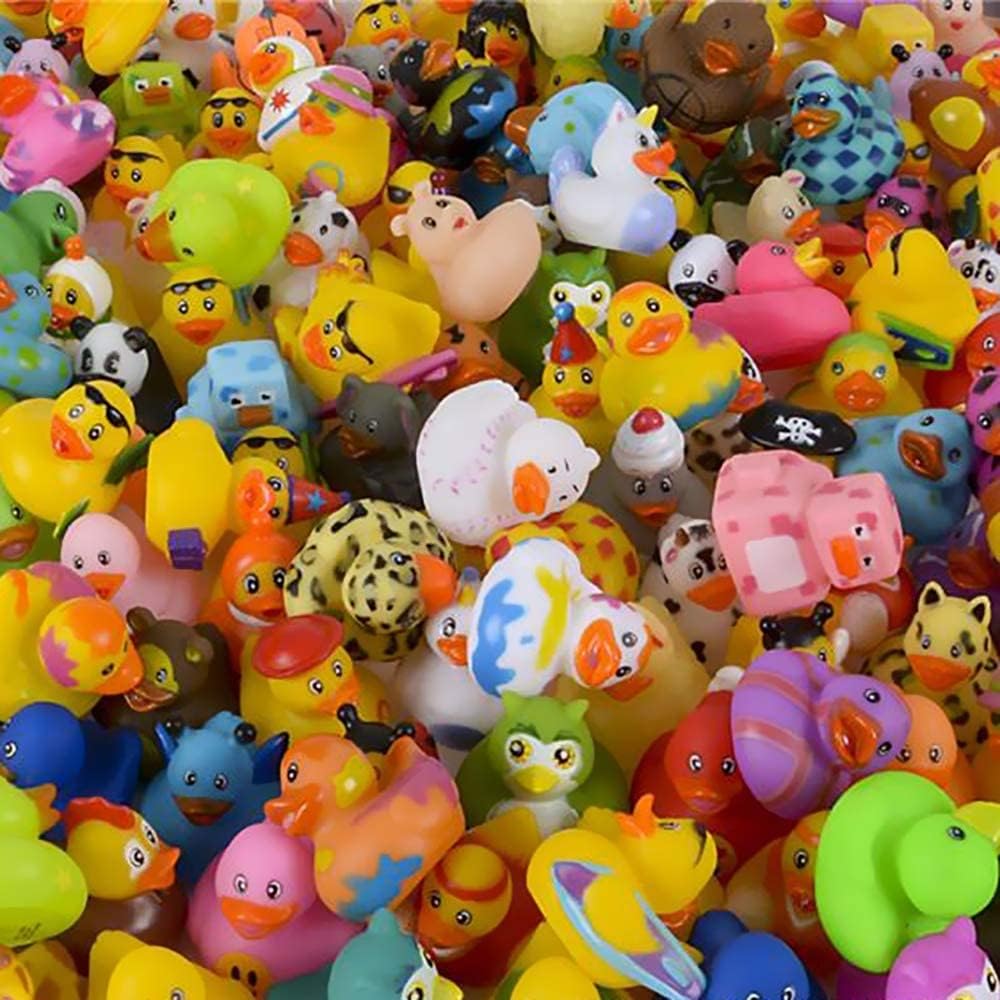 Duck Toy Duckies for Kids, Bath Birthday Gifts Baby Showers Classroom Incentives, Summer Beach and Pool Activity, 2 (800-Pack)(20-Pack)