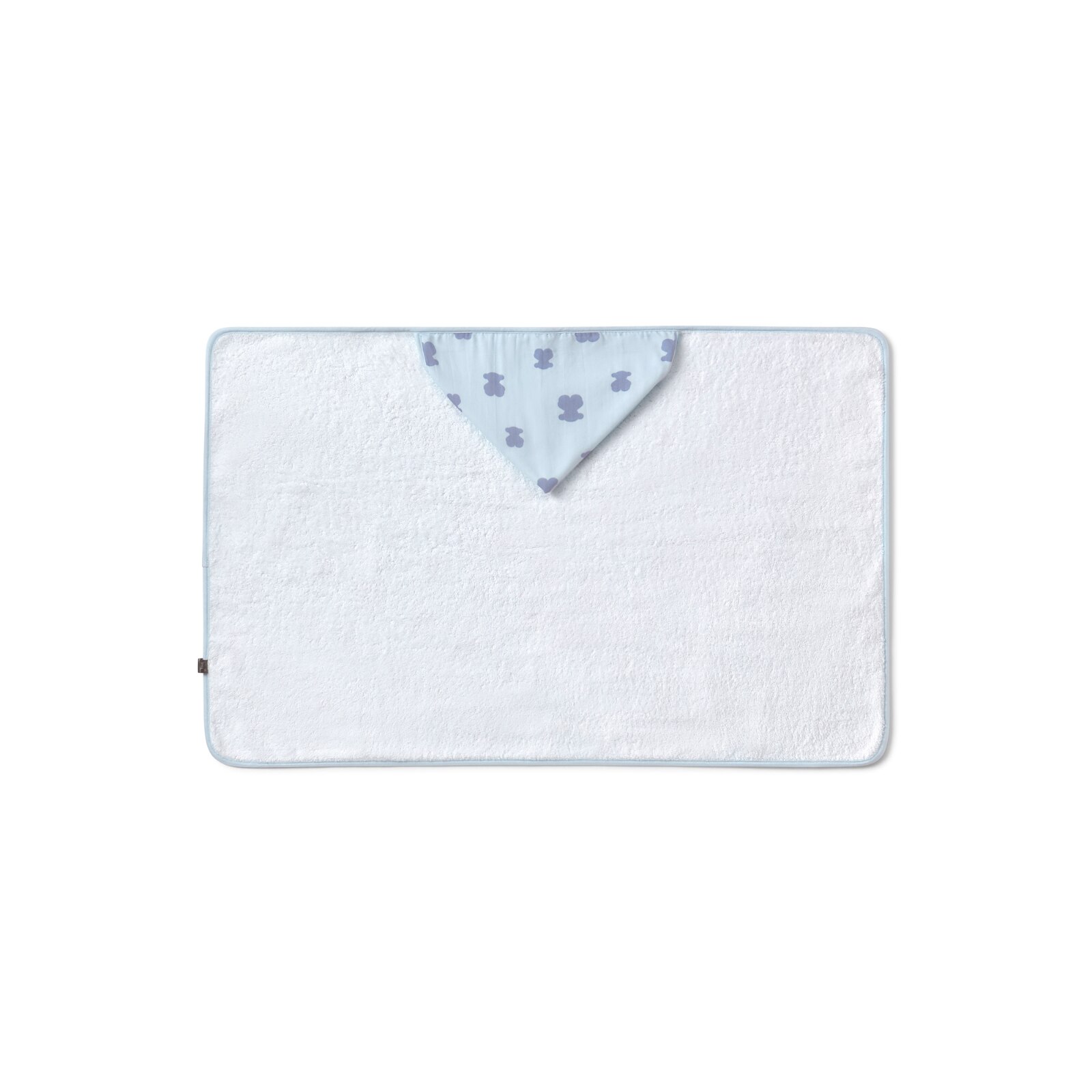 Capa de baño de bebé Fluffly celeste
