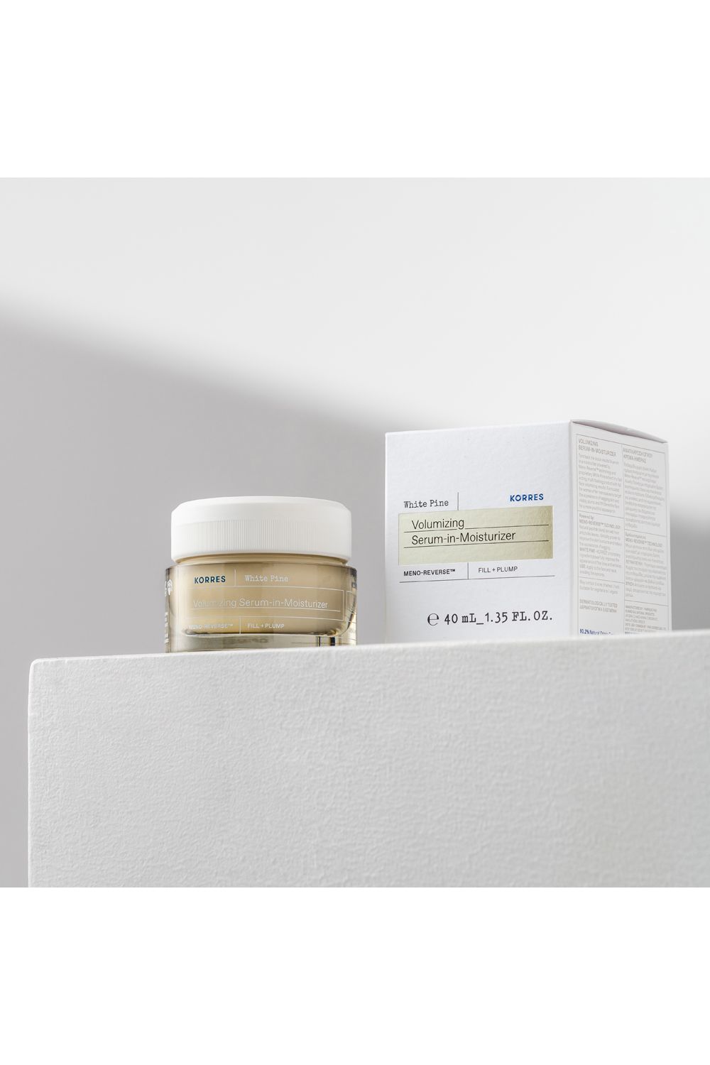 Korres White Pine Meno-reverse Serum In Moisturiser