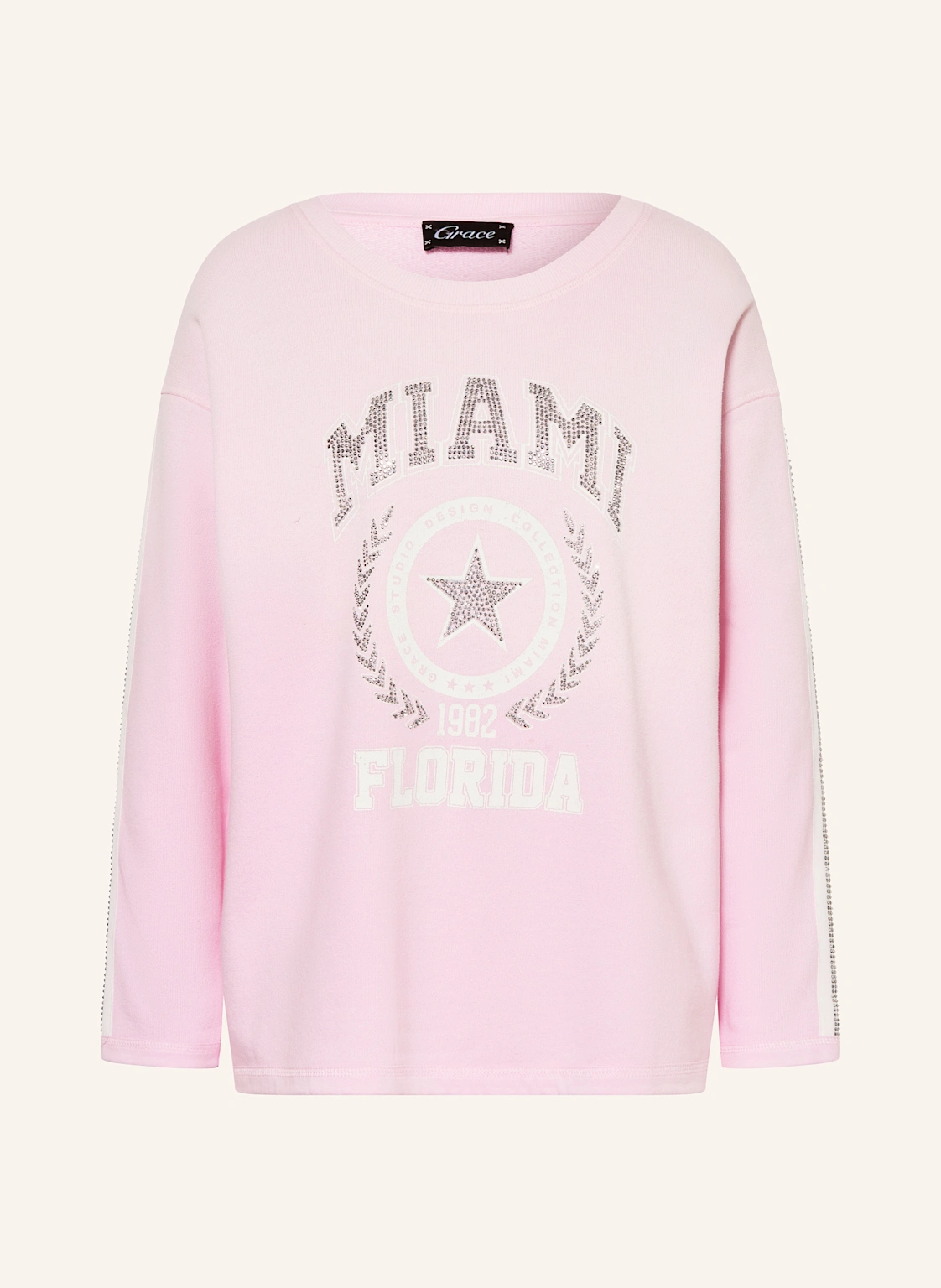 Grace Sweatshirt mit Schmucksteinen