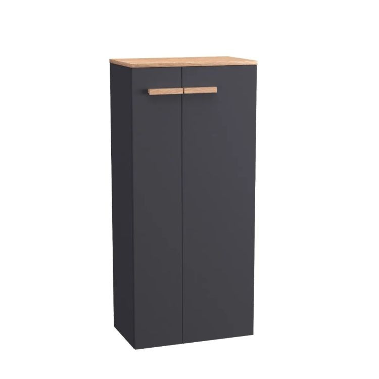 Szafka średnia L-WOOD 50 cm antracyt mat