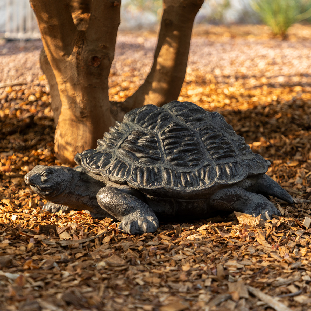 Outdoor Turtle statuette "Francky" Gray, H.21.5 cm
