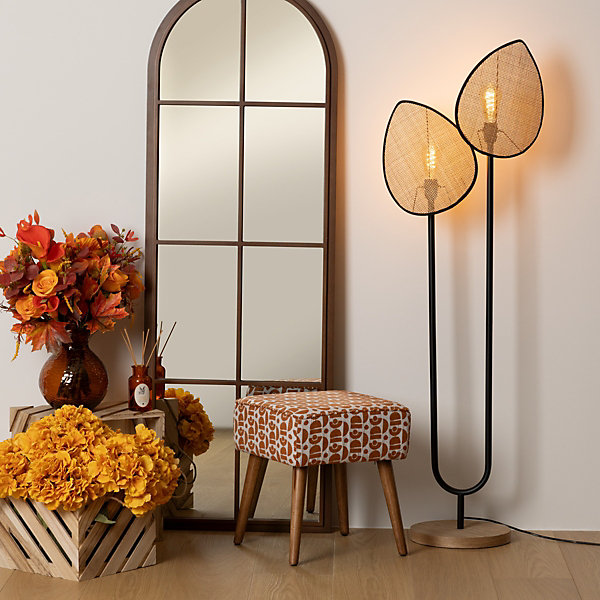Lampadaire droit Olme en métal H143cm - Atmosphera