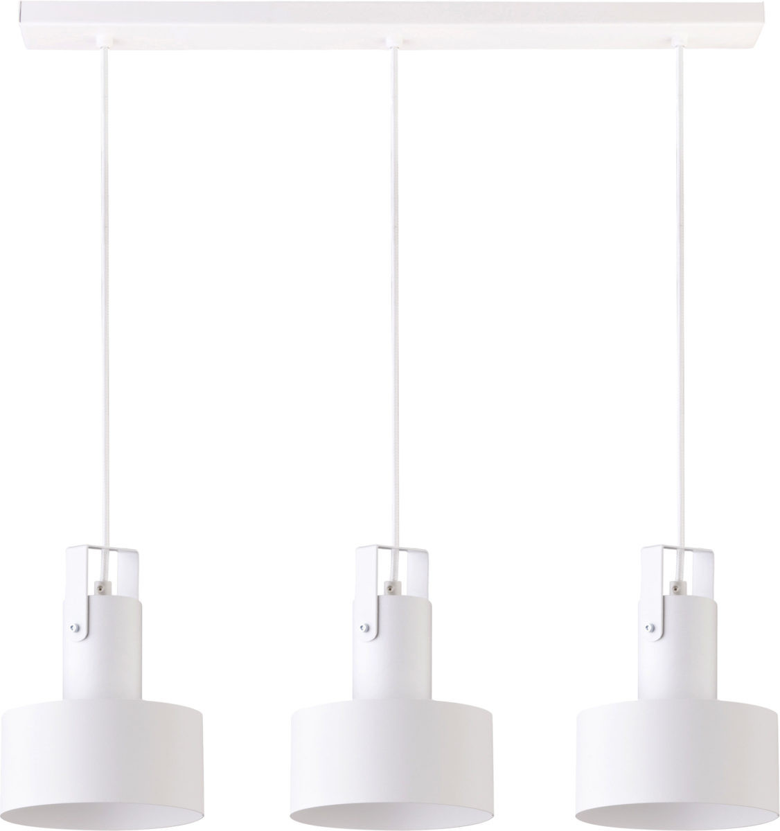Lampa wisząca biała Rif Plus 3xE27x15W wym: 65x67x15 cm Sigma Lighting
