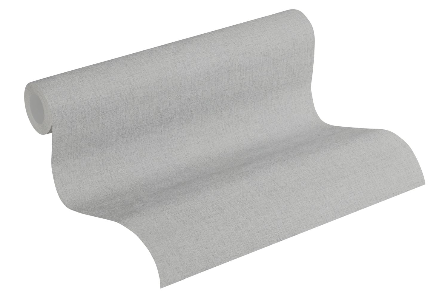 Livingwalls behang linnenstructuur grijs - 53 cm x 10.05 m - AS-374304