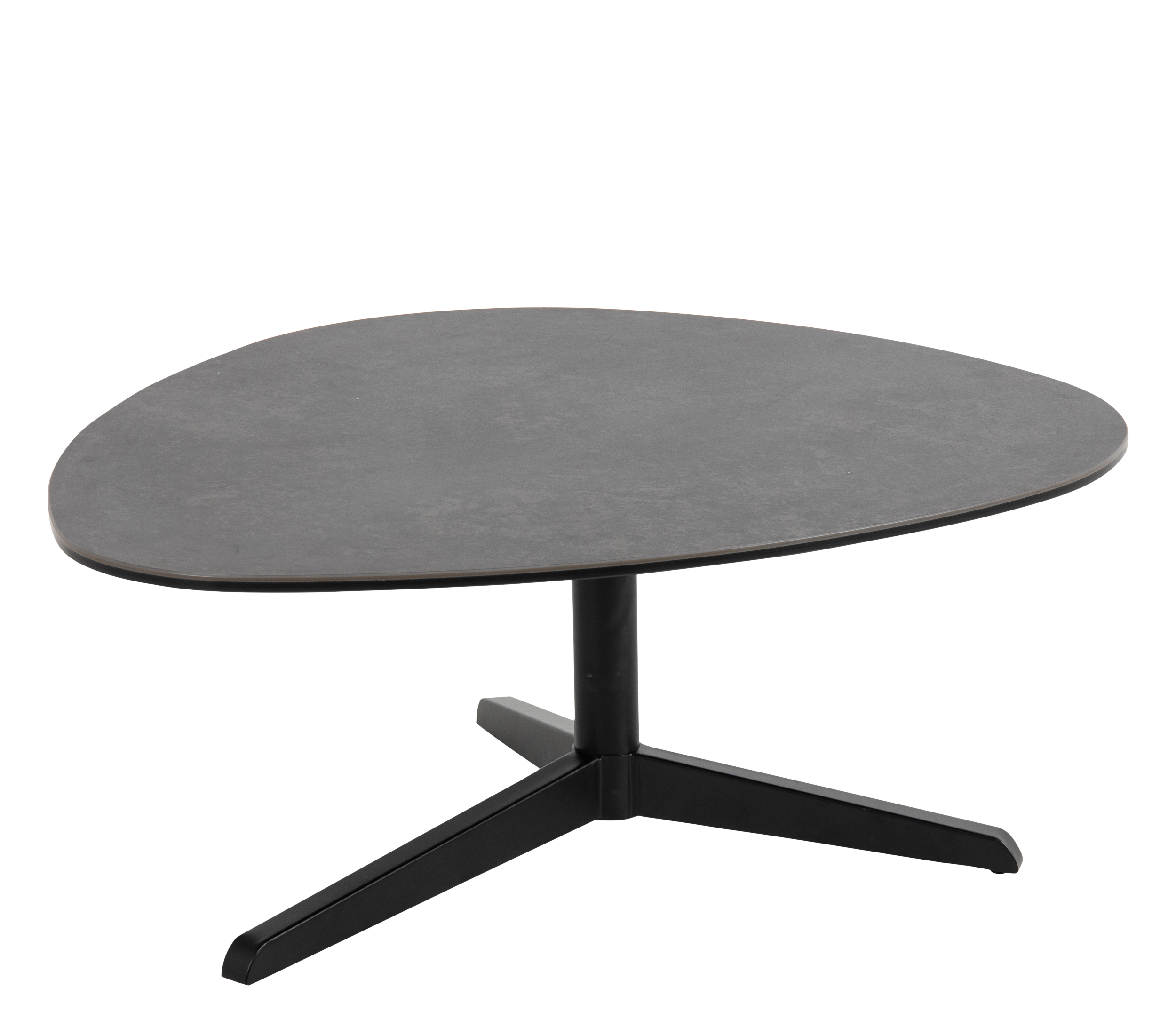 Rebellenclub Salontafel Volterra - 84 x 77 cm - Zwart Keramiek