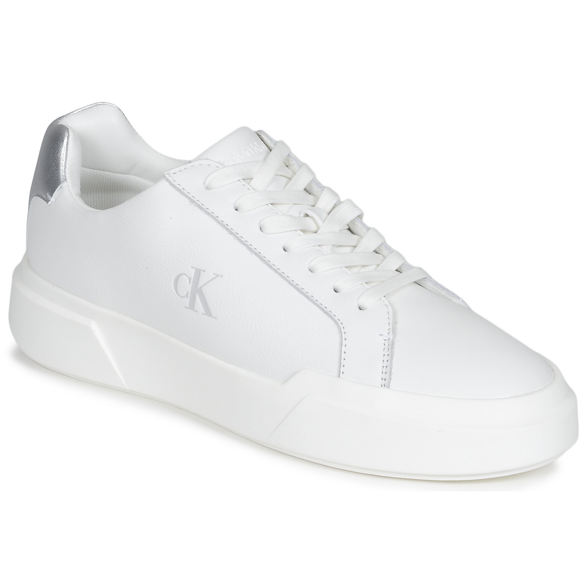 Calvin Klein Jeans - CHUNKY CUPSOLE LACEUP LTH MET - White