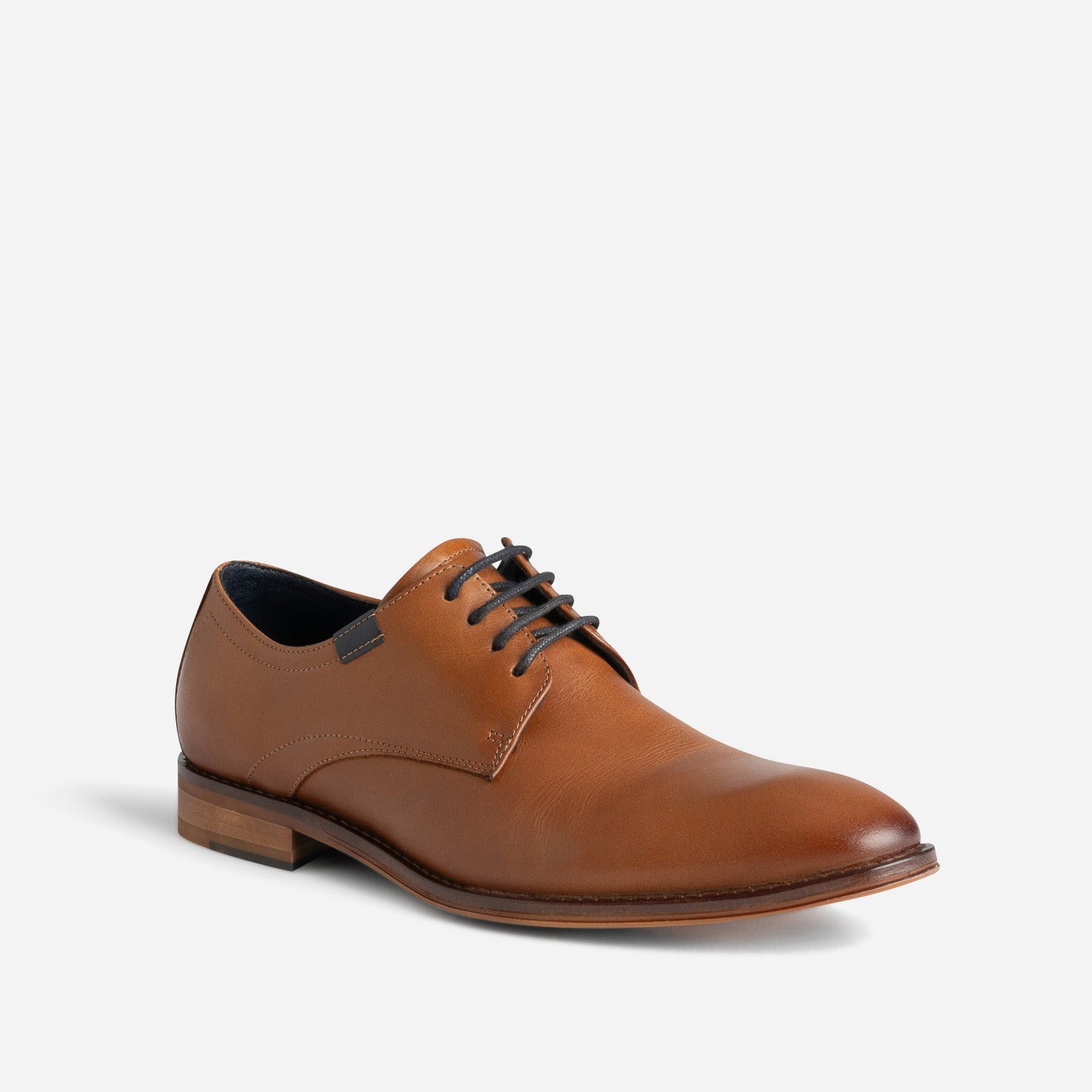 Derby homme FRANCE ARNO cuir cognac