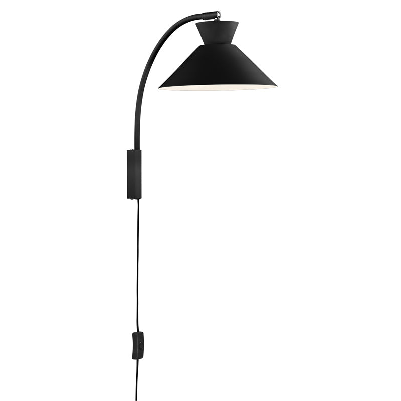 Nordlux Dial Wandlamp - Ø25cm - E27 - Zwart