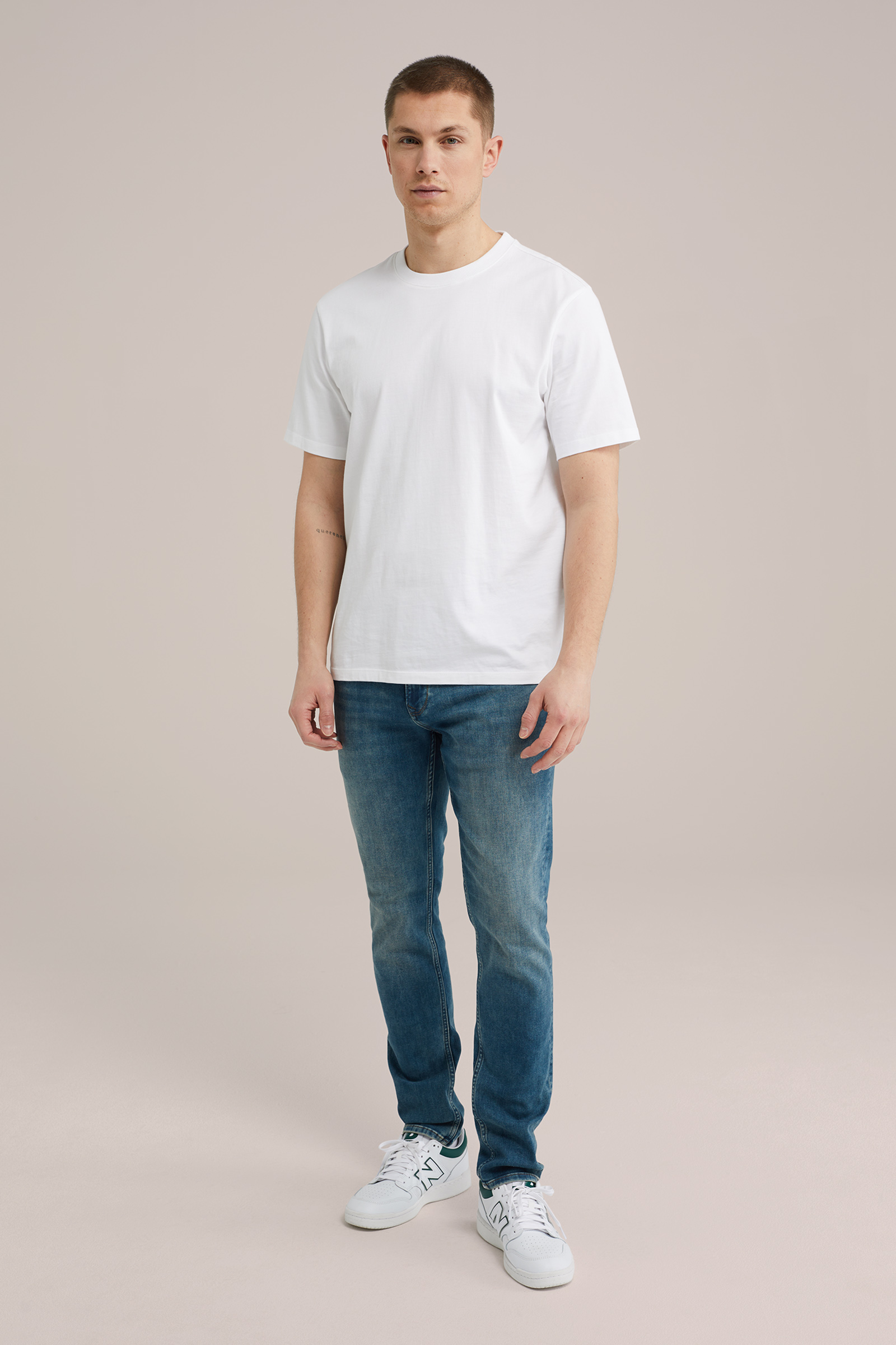 Heren slim fit jeans van jog denim