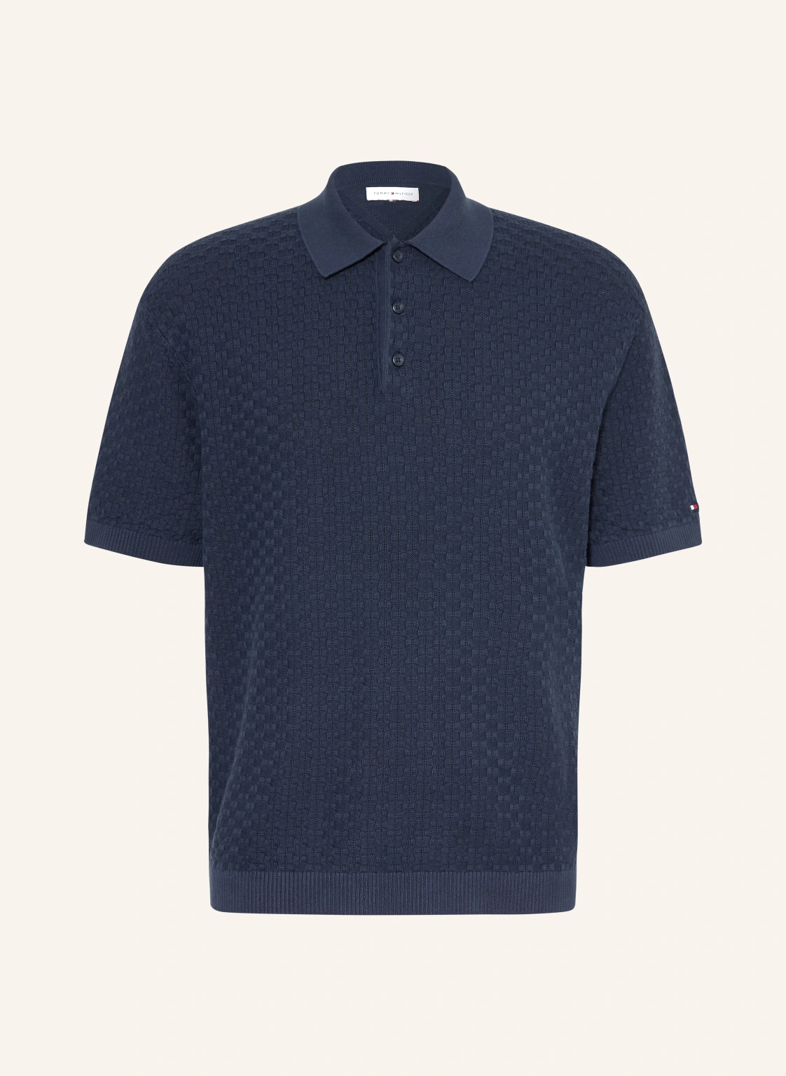 TOMMY HILFIGER Strick-Poloshirt