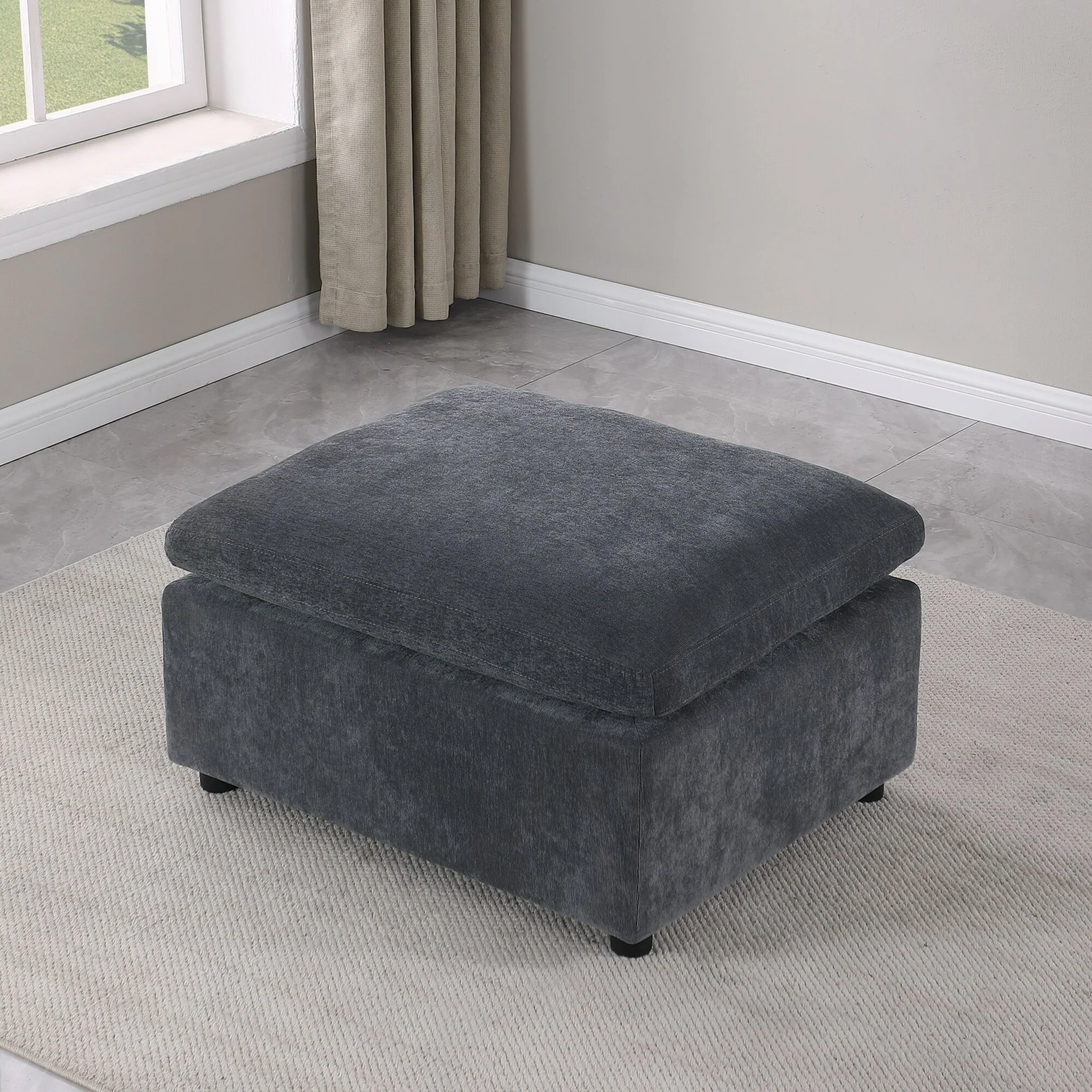 Rectangle Upholstered Ottoman