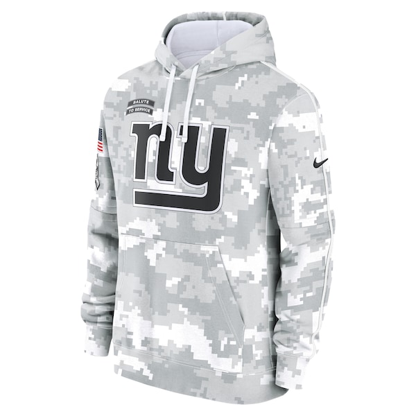 New York Giants Nike 2024 Salute to Service Club Fleece Pullover Hoodie - Arctic Camo