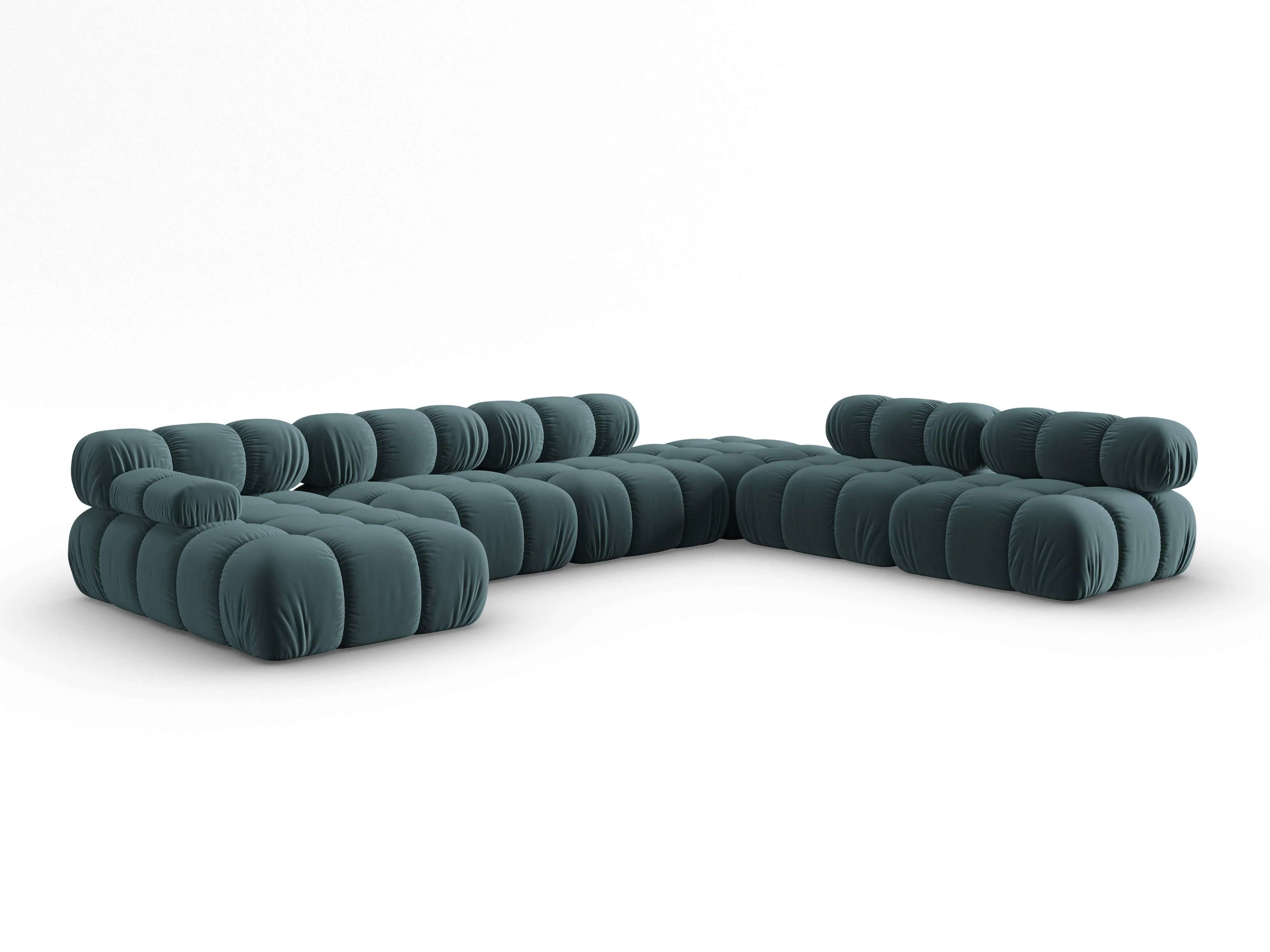 Modulaire-U-bank Tropea rechts velvet