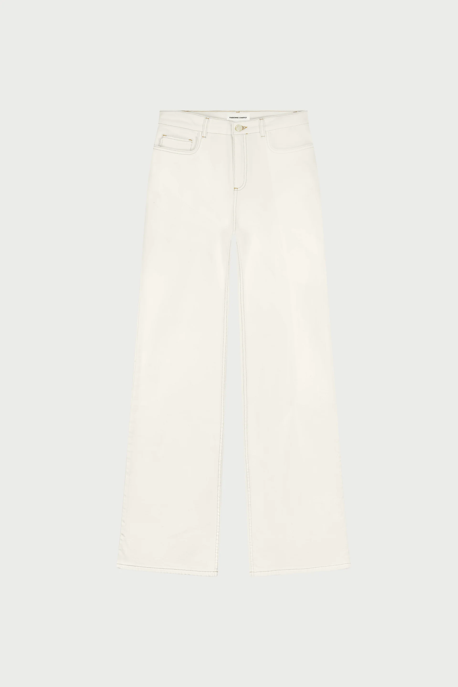 Vic Bootcut Jeans | Cream White