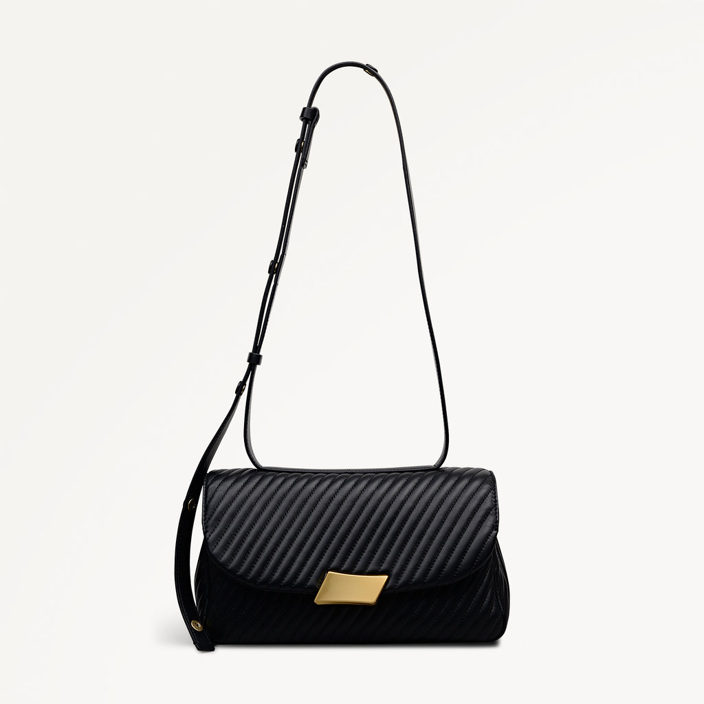 The Belsize - Quilt - Medium Flapover Cross Body