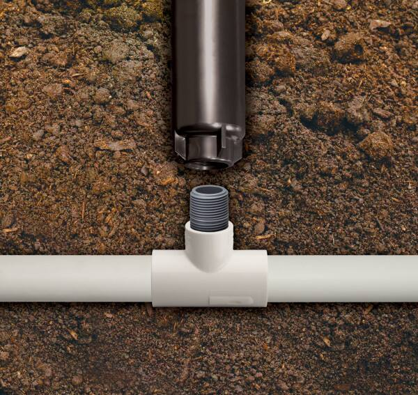 Rain Bird Close PVC Riser, 3/4-in