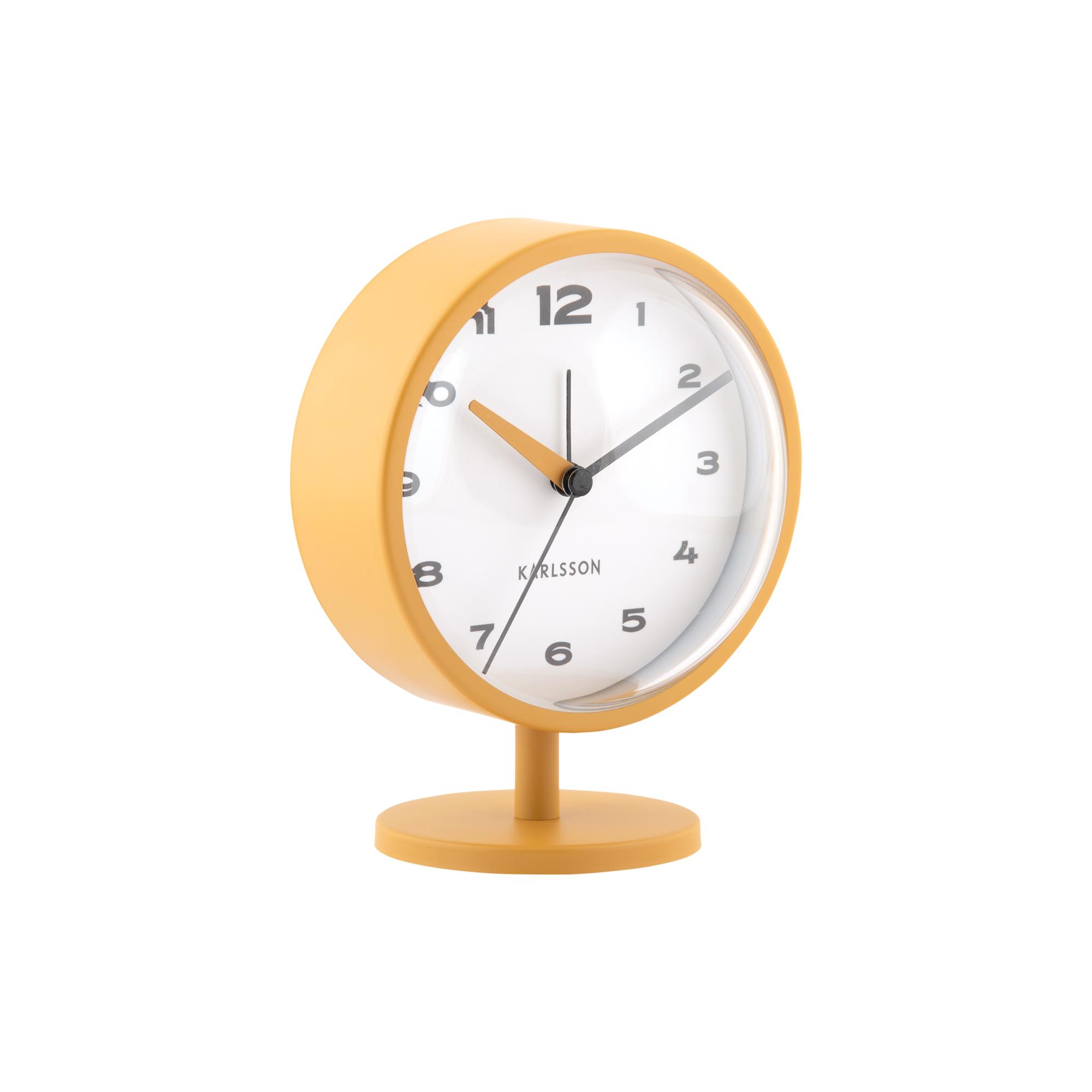 Karlsson Wekker Brisk Dome - Okergeel - 6.5x11x13.8cm