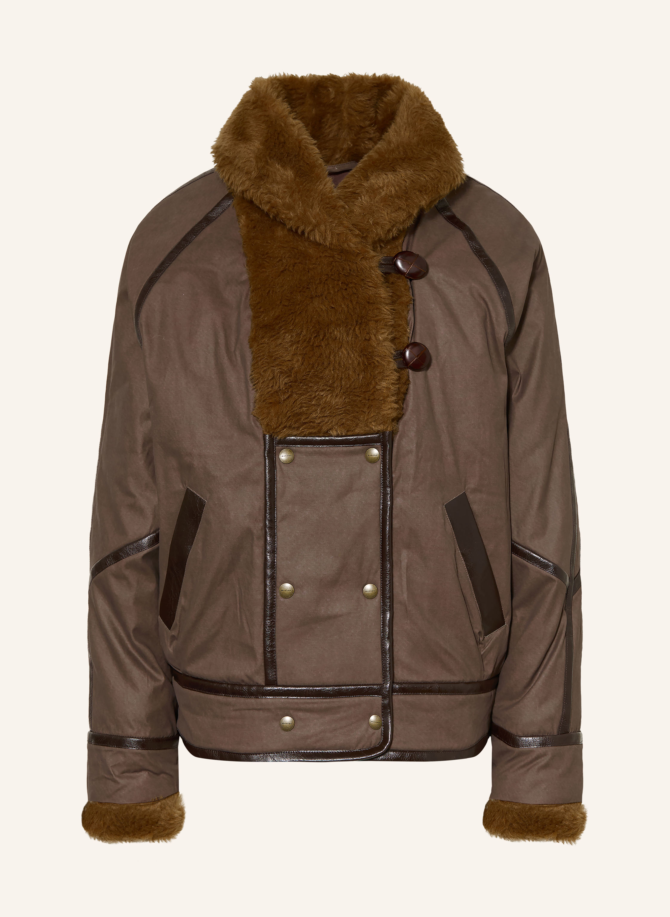 MARANT ÉTOILE Overjacket OLINKA mit Kunstfell