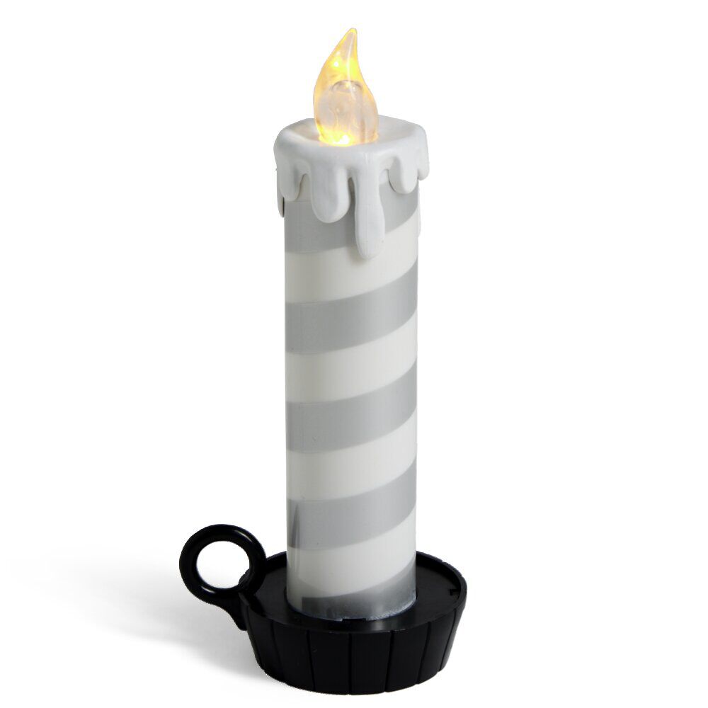 Bougie LED flamme effet fondant avec support (3 modèles)