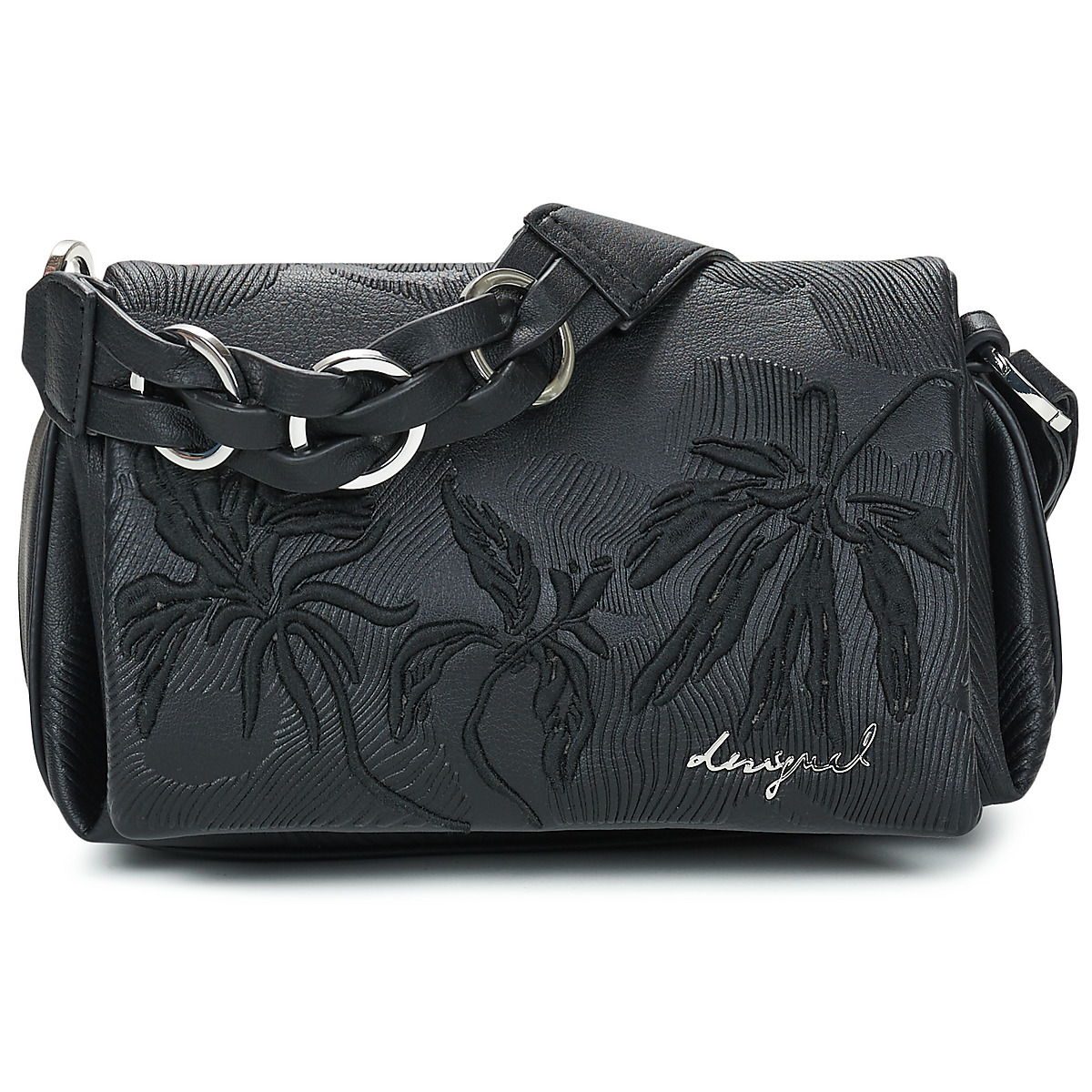 Desigual - BAG MIRENIS NARON MINI FLAP - Black