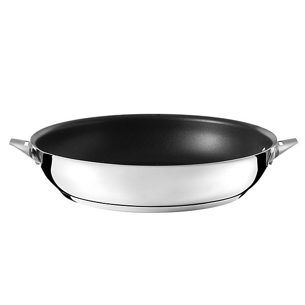 Eclipse - Lot de 3 poêles 20-24-28 cm avec revêtement céramique et poignée amovible inox