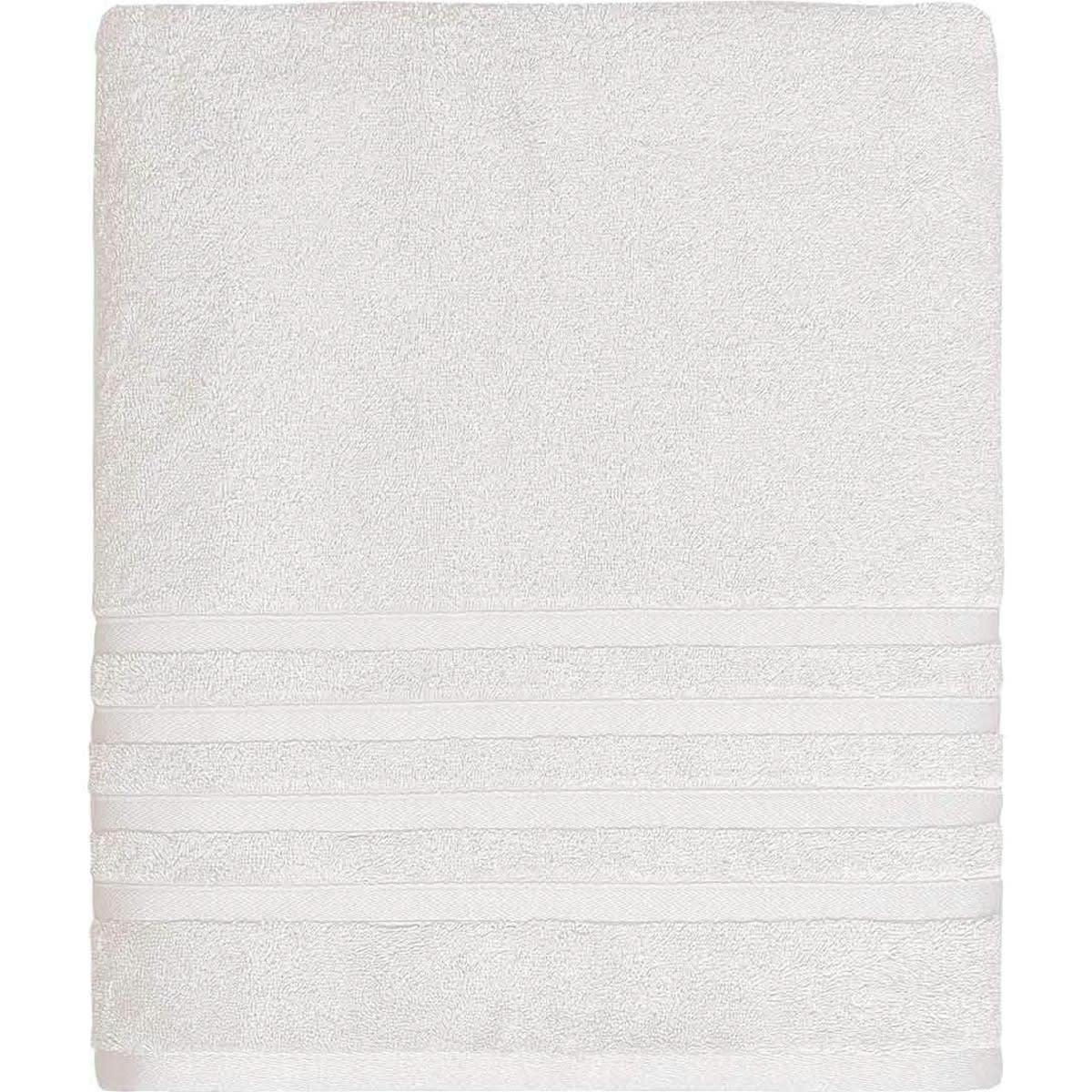 SENSILK - Maxi drap de bain 600 gr/m²  blanc 100x150 cm