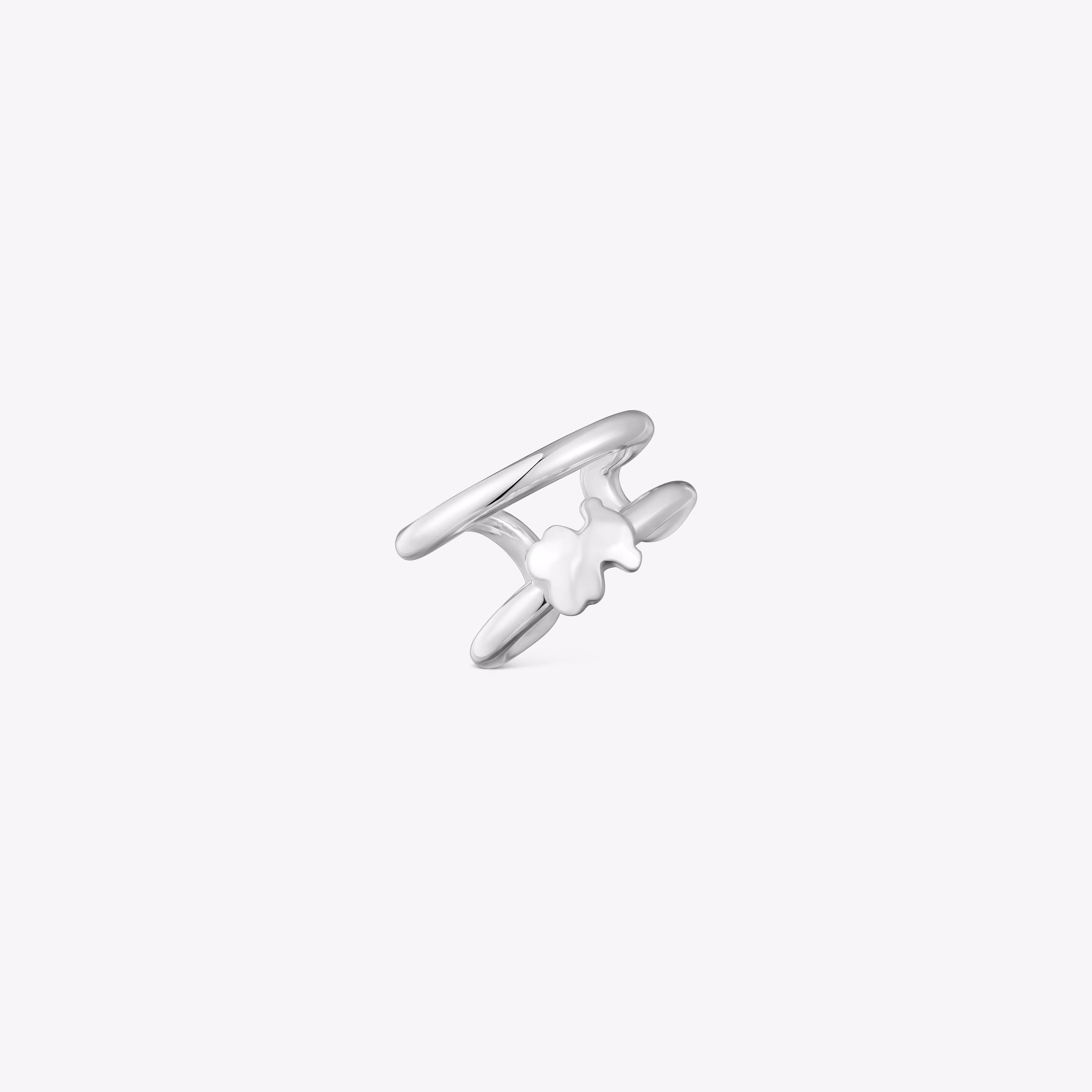 Earcuff de plata Icon Metal