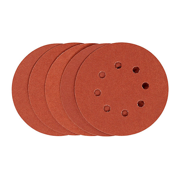 5 disques abrasifs corindons qualité supérieure anti encrassement grain 80 Stanley STA32032-XJ