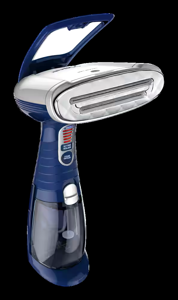 Conair 1550W Handheld Clothes Steamer, 17 Minutes of Continuous Steam, 40 Second Heat Up