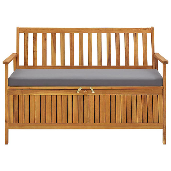 Banc de jardin meuble de patio bois Helloshop26