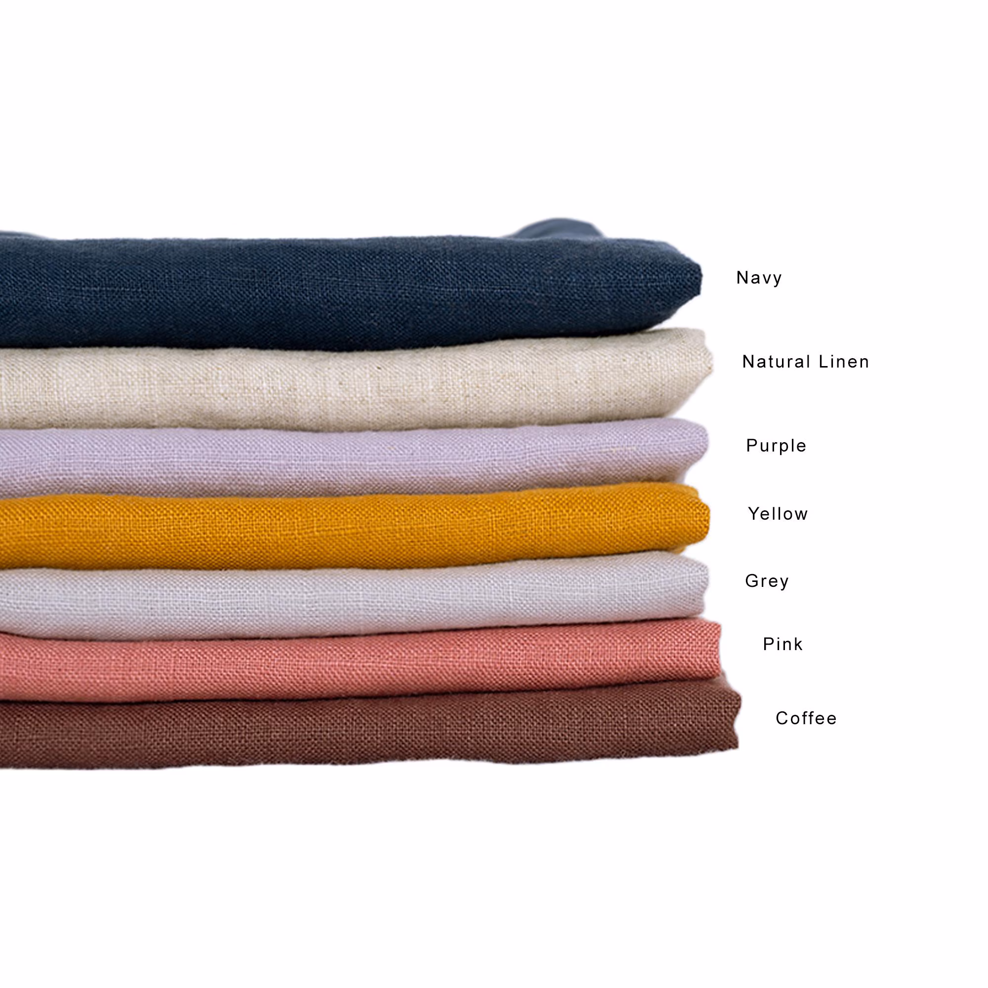 French Linen Tea Towels Set of 4 | Pure Linen Dish Towels | Stonewashed Soft Kitchen Hand Towels 14x28 Inch