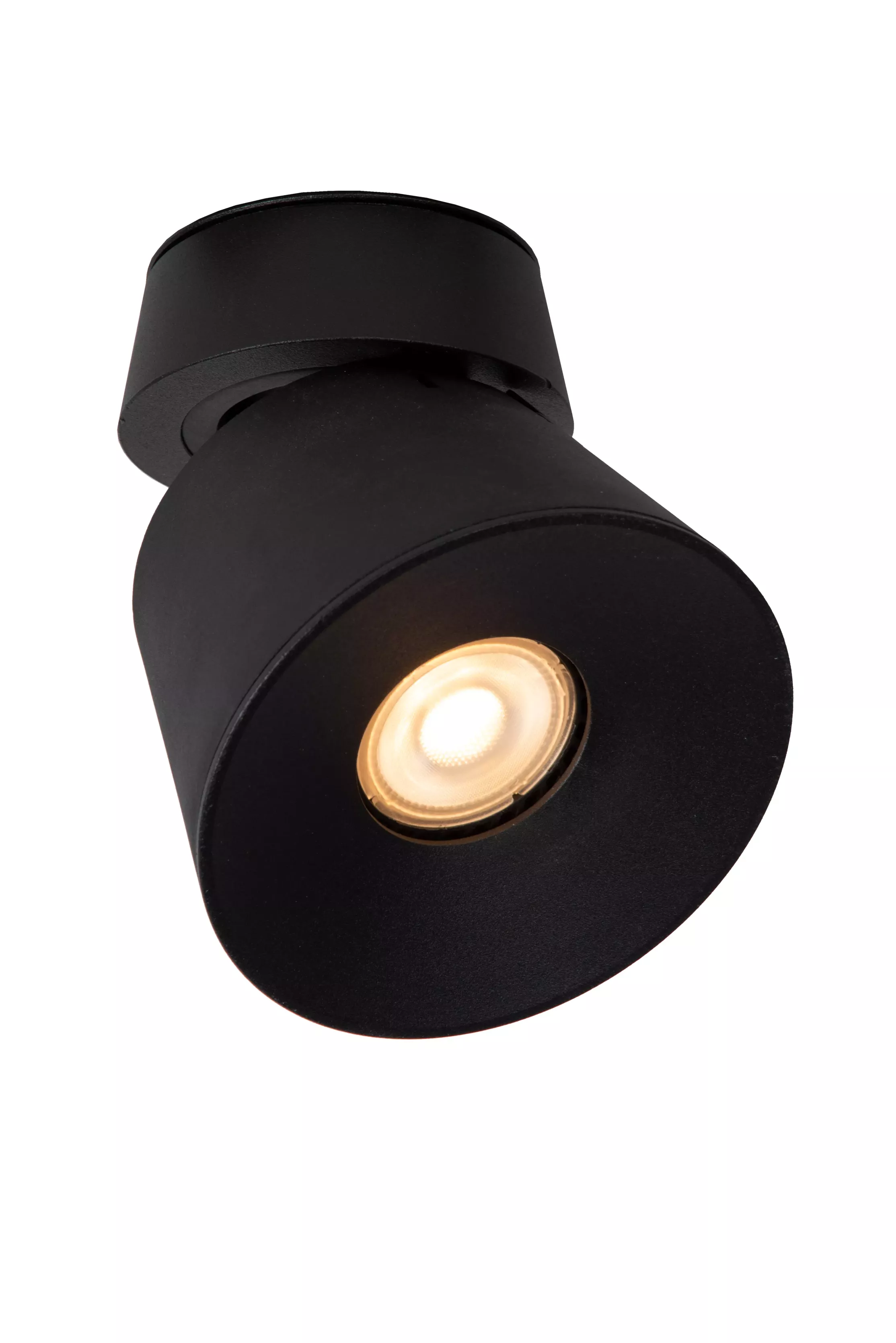 Spot okrągły czarny Trigono 1xGU10x40W wym:10,5x10,5x10,5cm IP20 Lucide