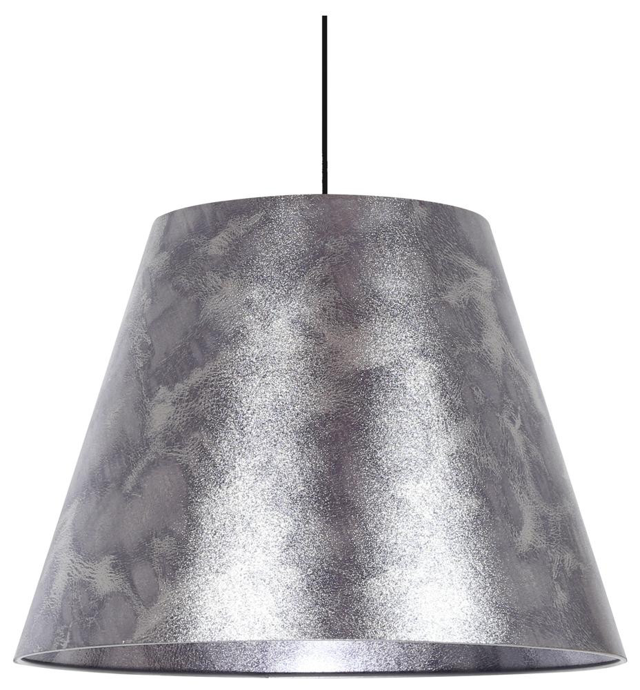 Lampa wisząca szara PLATINO 1xE27x60W wym: 100x35x35 cm Candellux