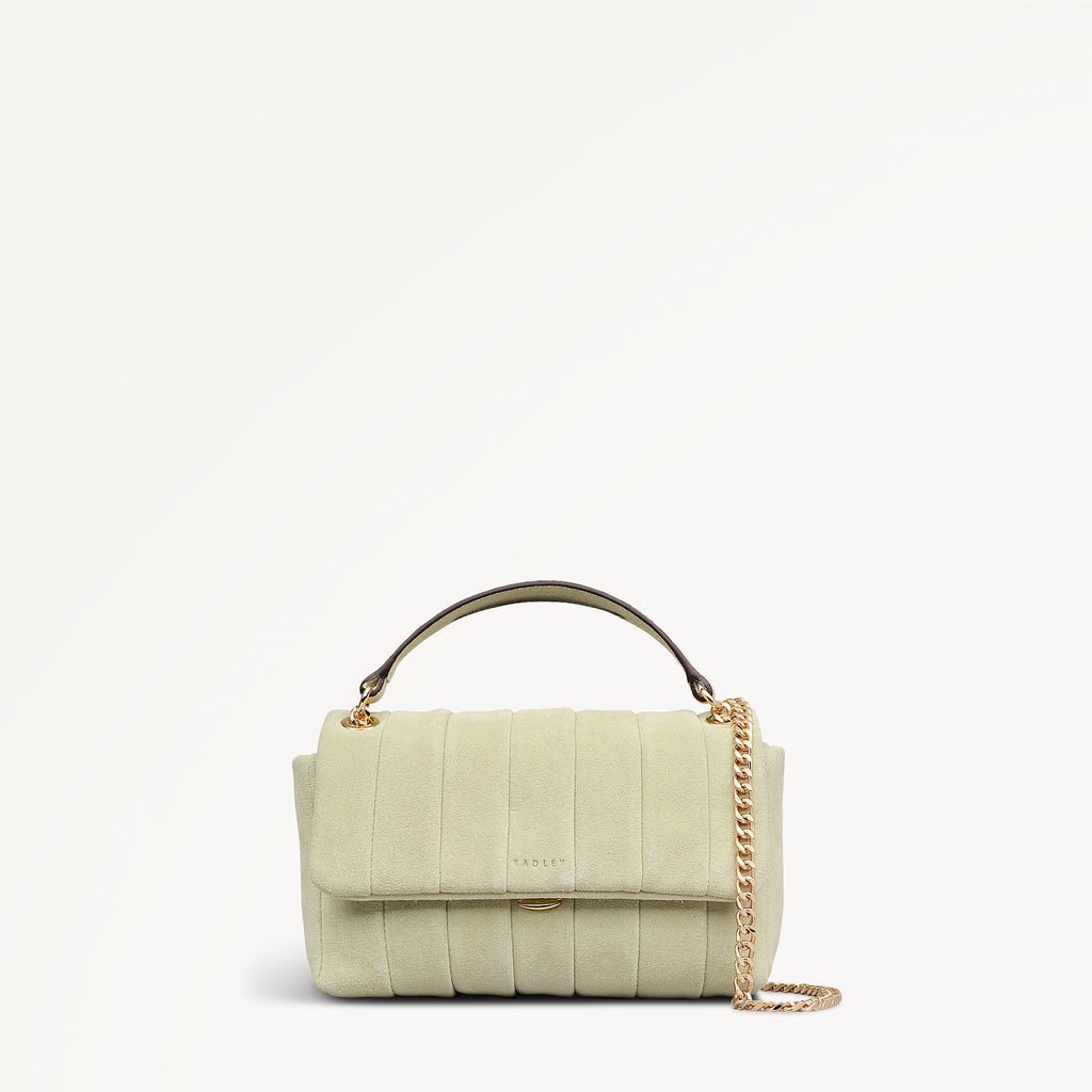 Burton Way - Quilt Suede - Small Flapover Cross Body