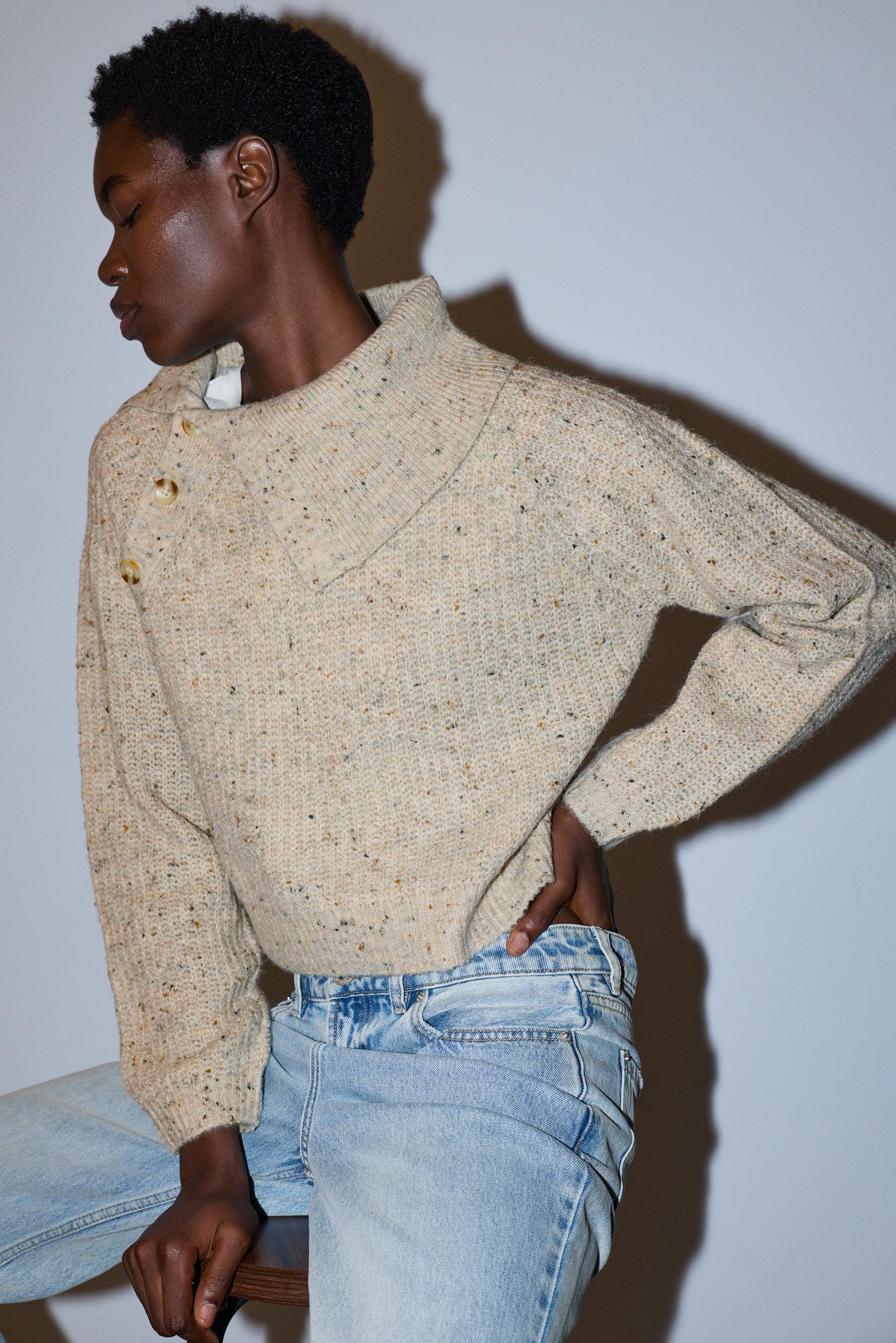 Jersey cuello solapa botones