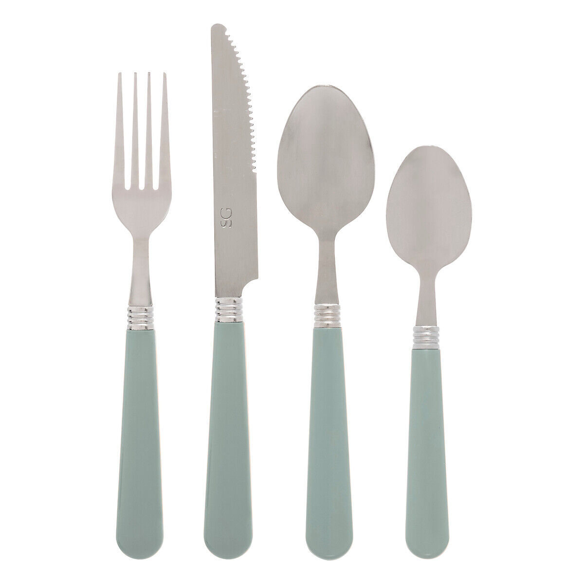 Faqueiro de 24 peças COLORAMA verde