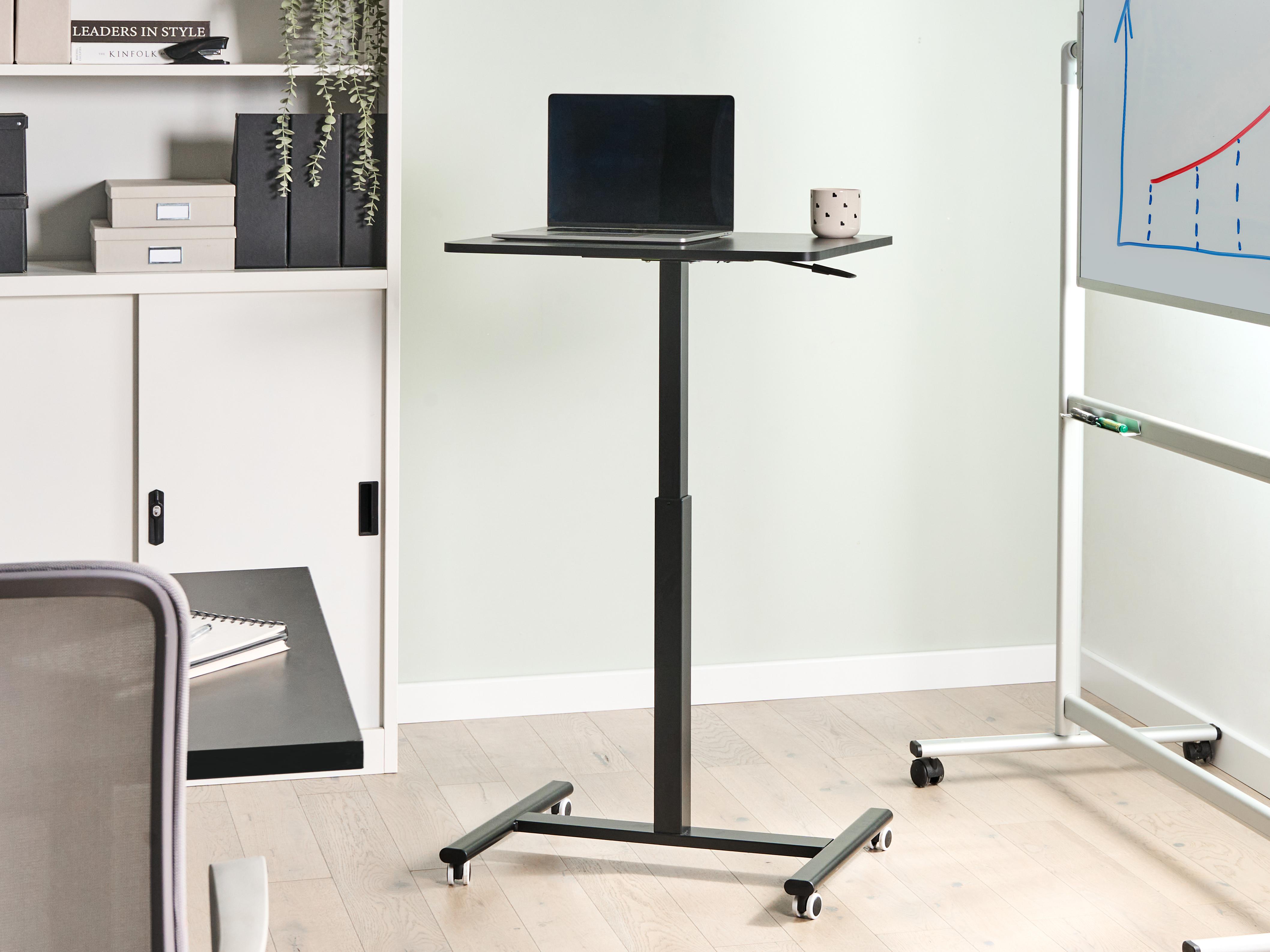 Manual Adjustable Laptop Stand ACADEMIA Black 65 cm 48 cm