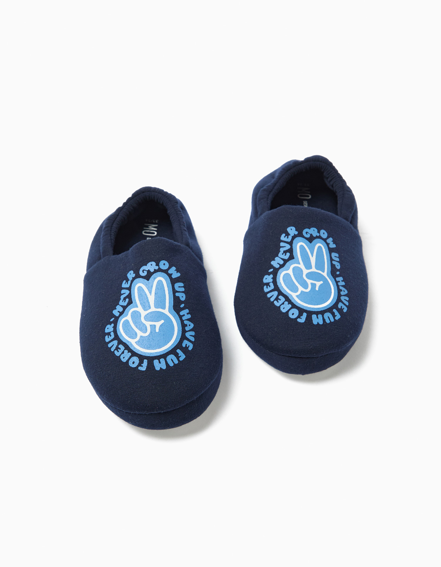 Pantufas, Menino, Azul