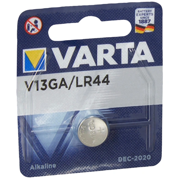 Alkaline Knopfzelle »V13GA«, LR44, 1,5 V, Blister 1
