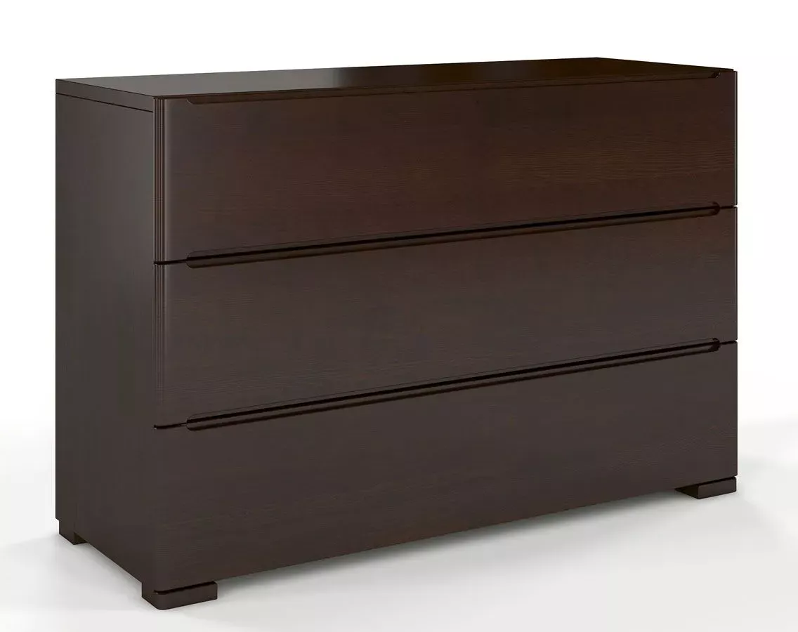Komoda drewniana 3 szuflady Ventos 2S - Palisander