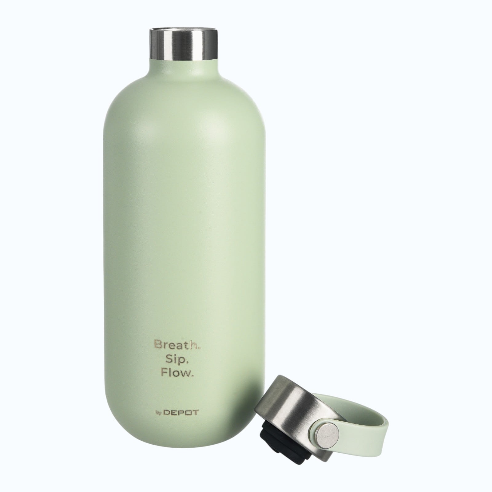 Isolierflasche Grün, ⌀ 9 cm, H 235 mm