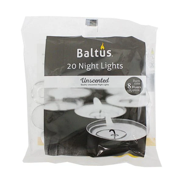 Baltus Night Lights White Unscented 20s