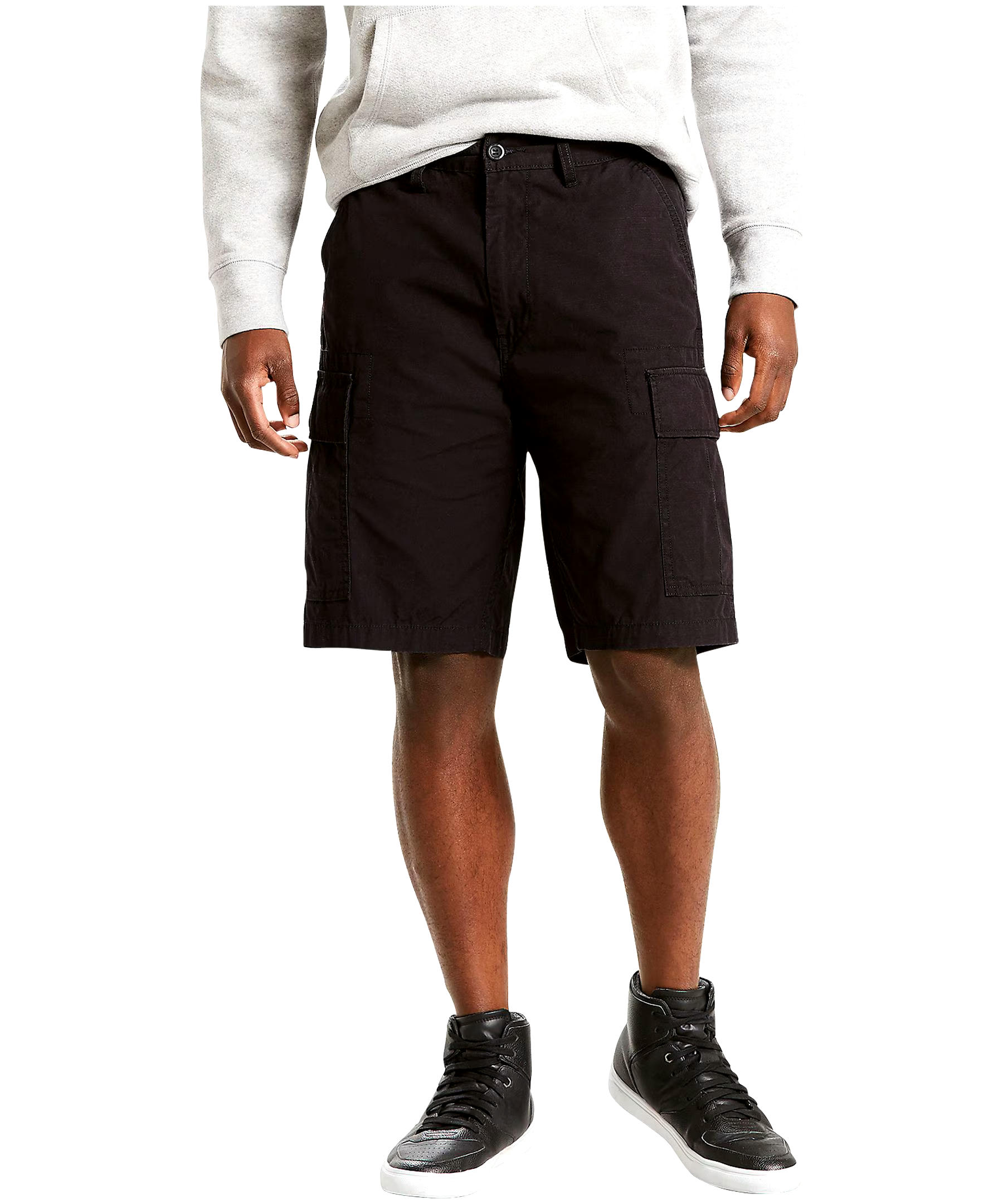 Levi's Men's Carrier Cargo Ripstop Shorts -Black