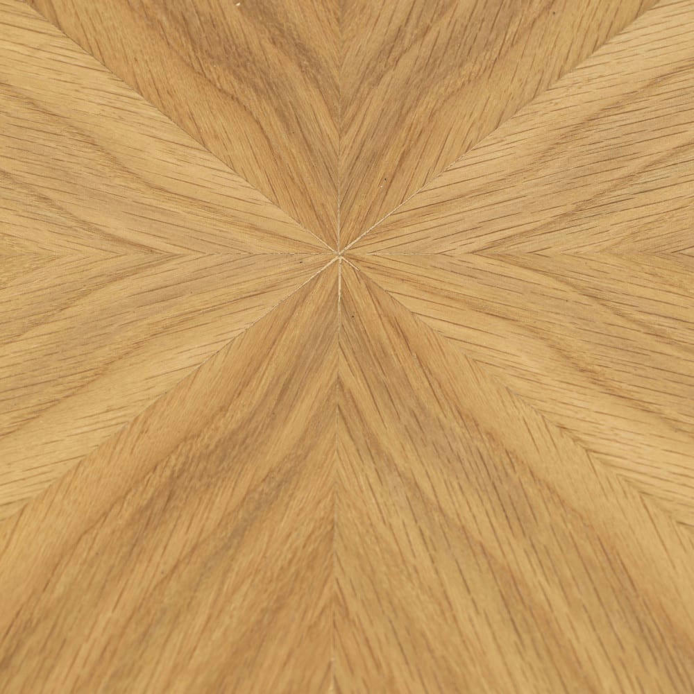 FABIO - Table à manger ronde en bois D120cm bois clair