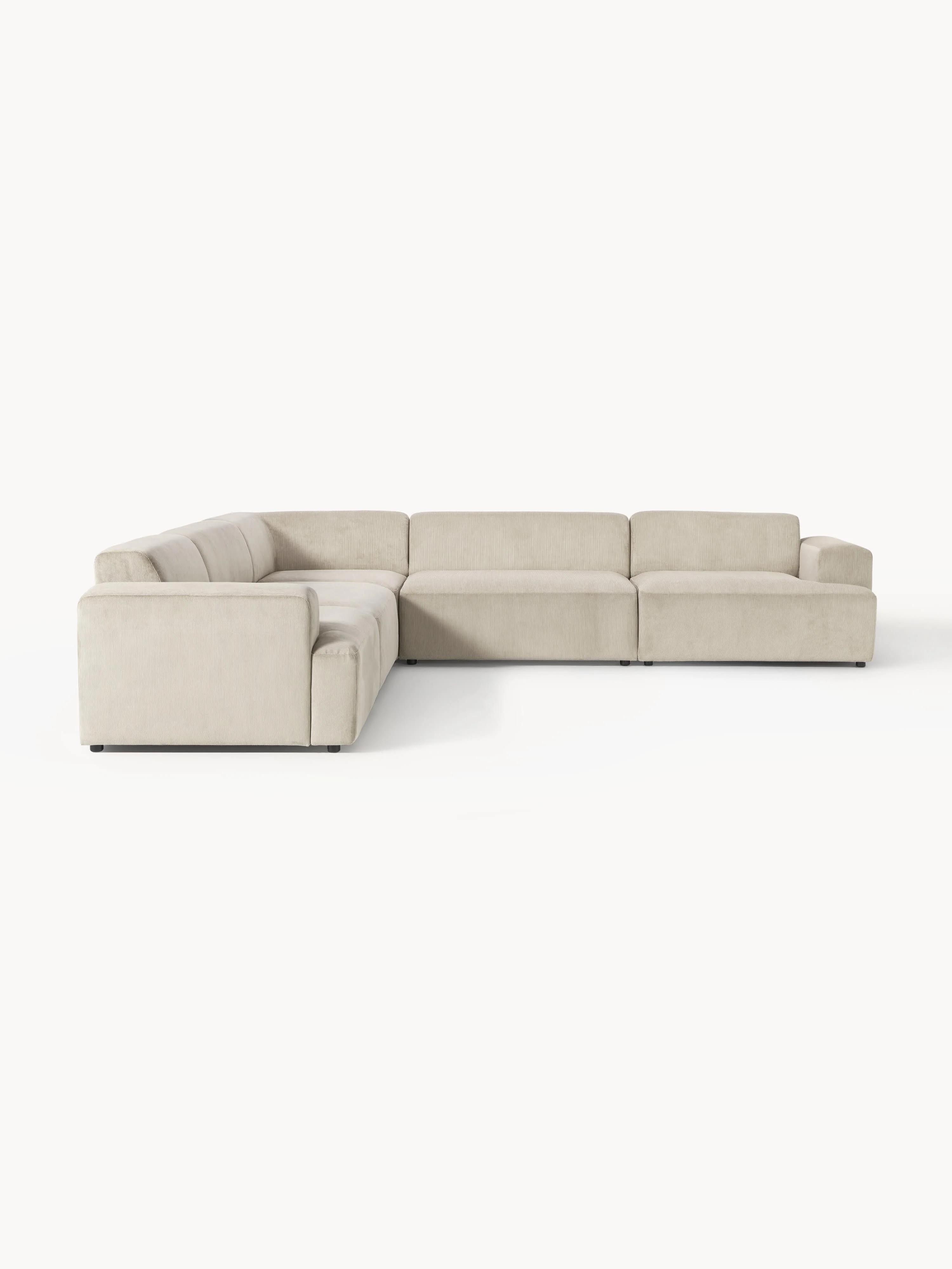 Cord-Ecksofa Melva (4-Sitzer)