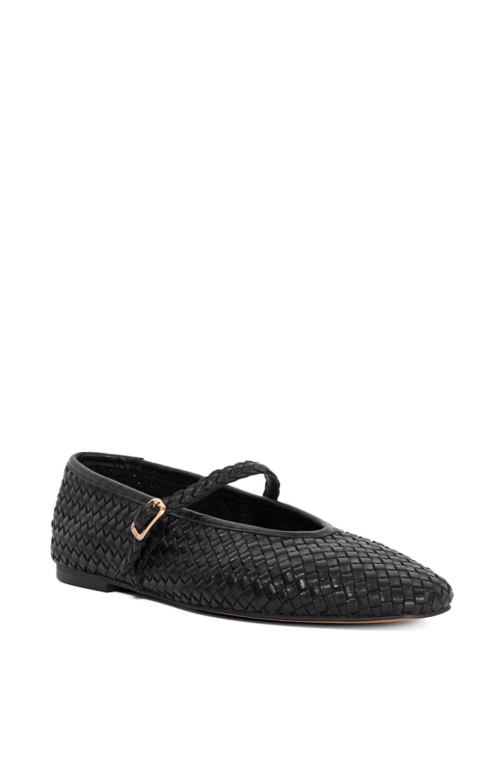 Dune London Headliner' Leather Ballet Pumps