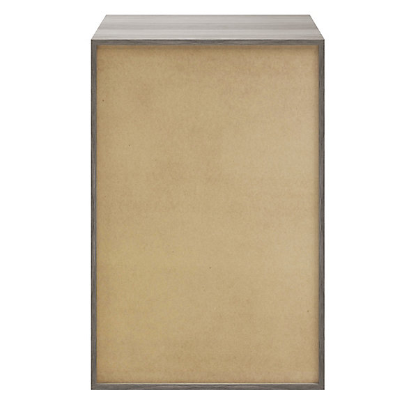 Caisson effet chêne grisé GoodHome Atomia H. 112,5 x L. 75 x P. 58 cm