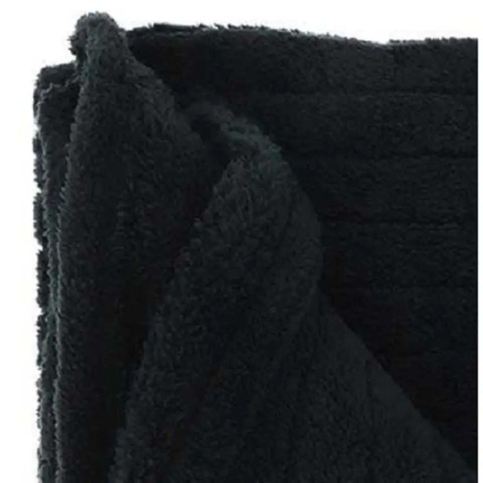 Unique Living plaid/deken Jax - zwart - polyester - 150 x 200 cm