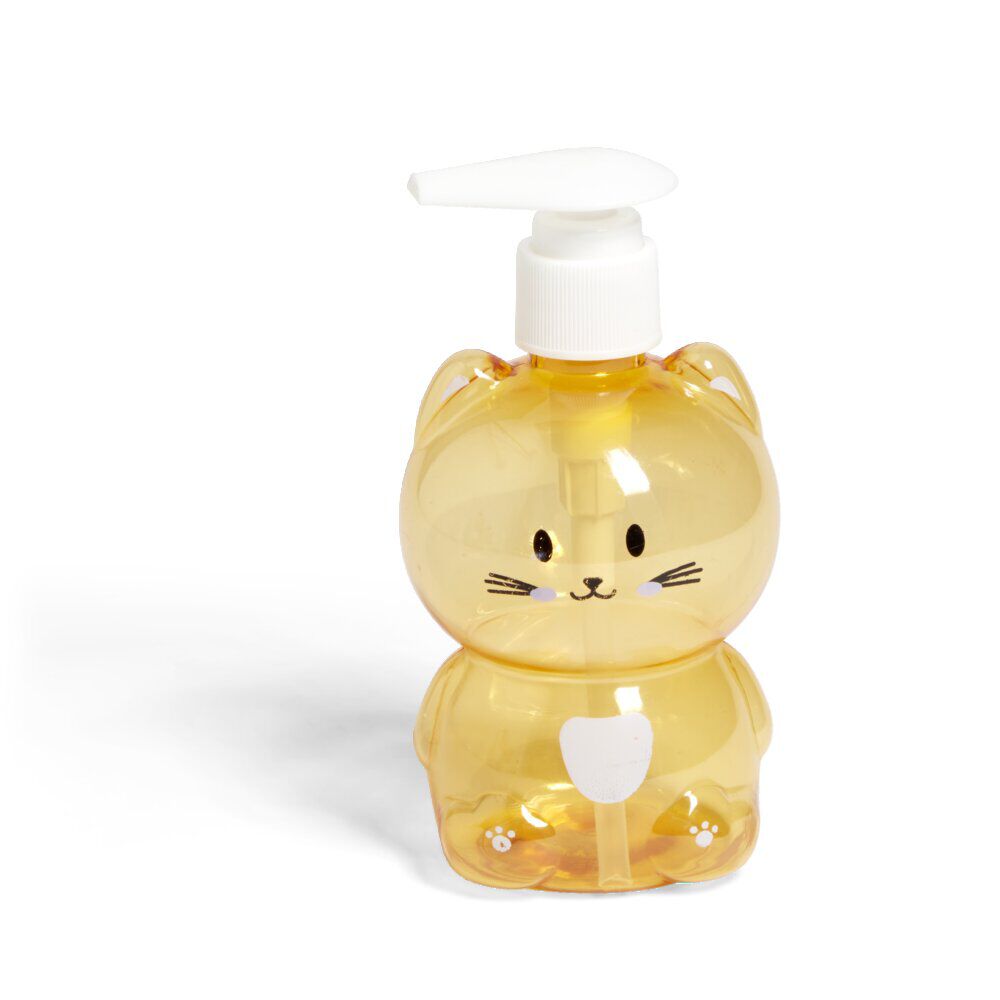 Distributeur de savon animal 300ml jaune (2 modèles)